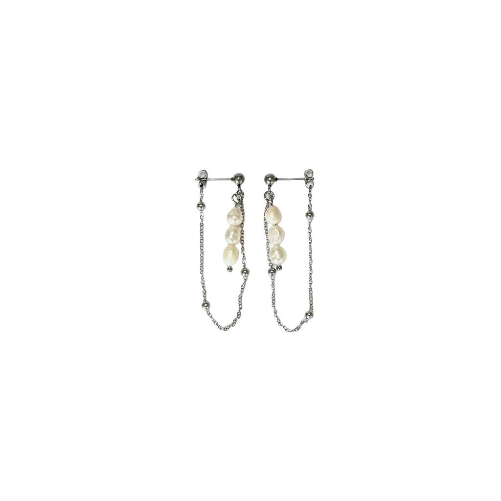 Els earrings silver