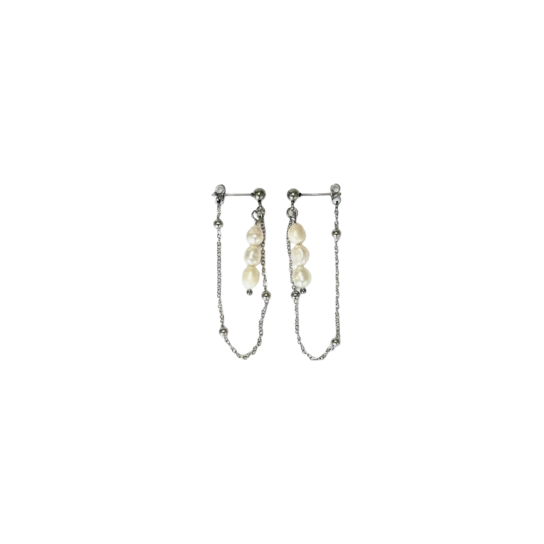 Els earrings silver