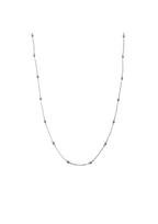 Deja long necklace silver