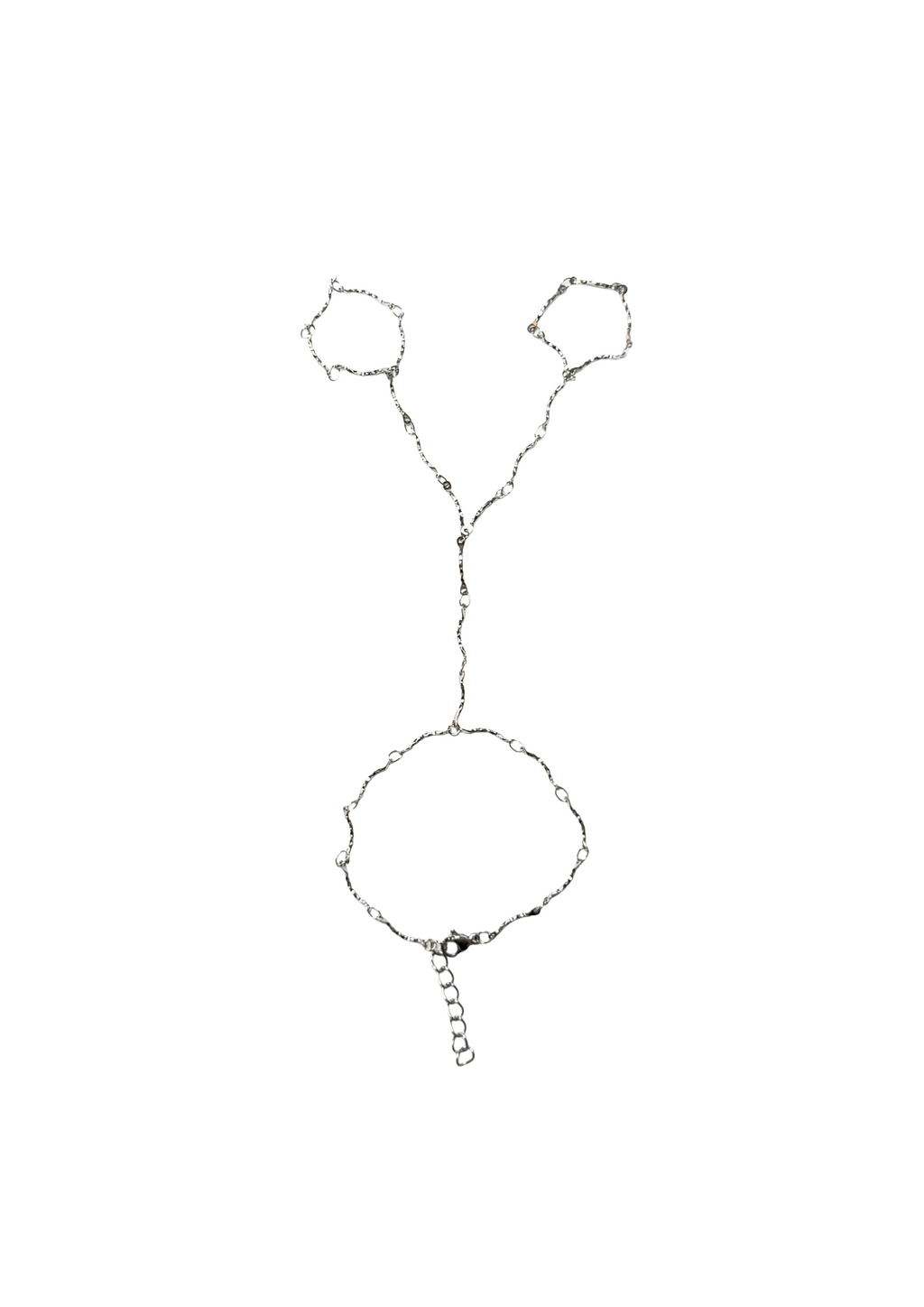 Zelia hand chain silver