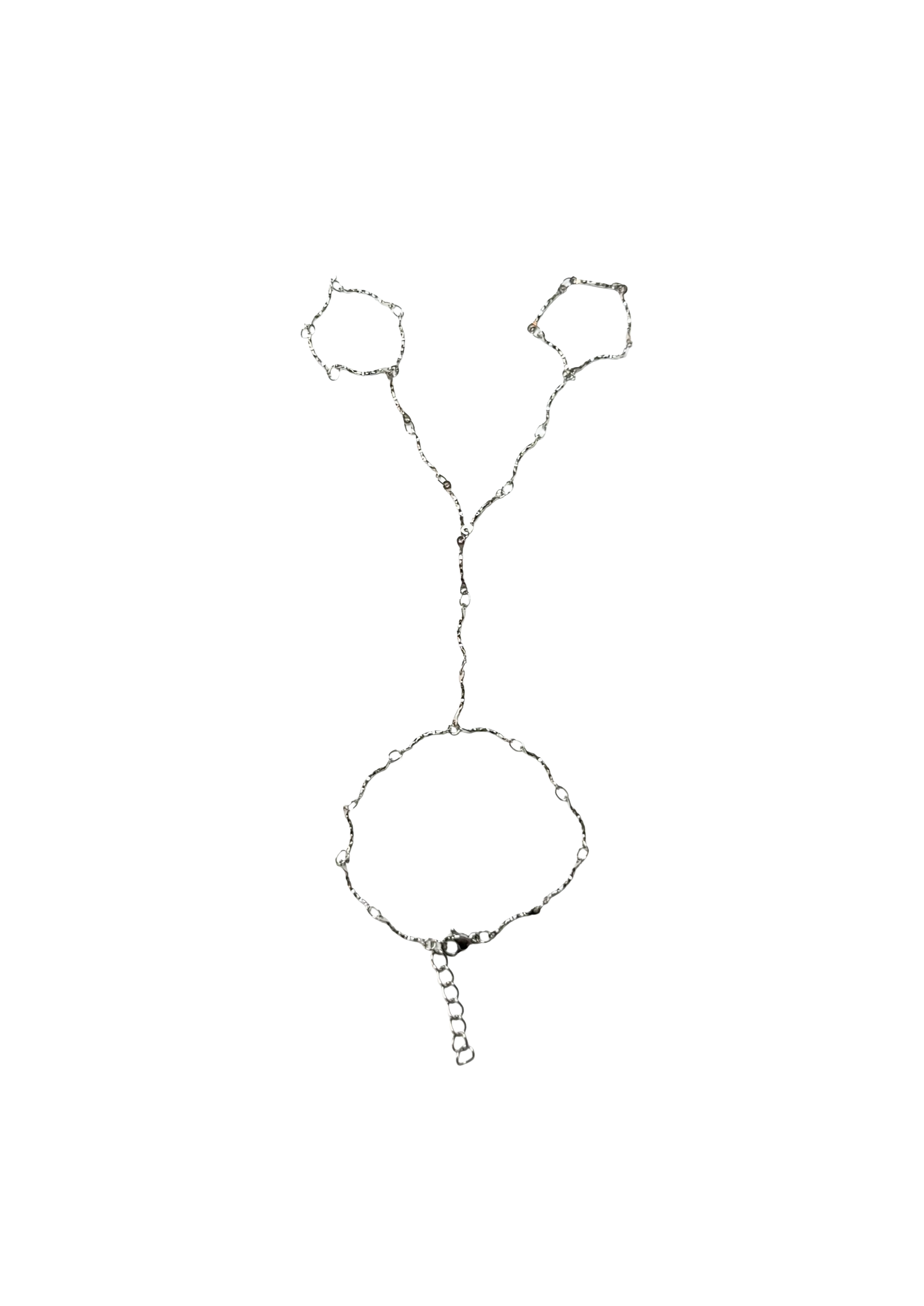 Zelia hand chain silver