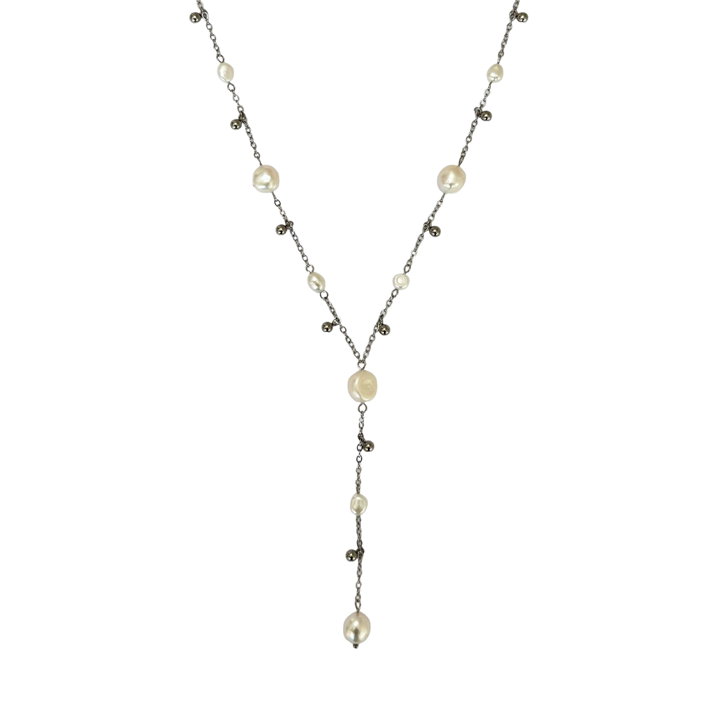 Hilde necklace silver