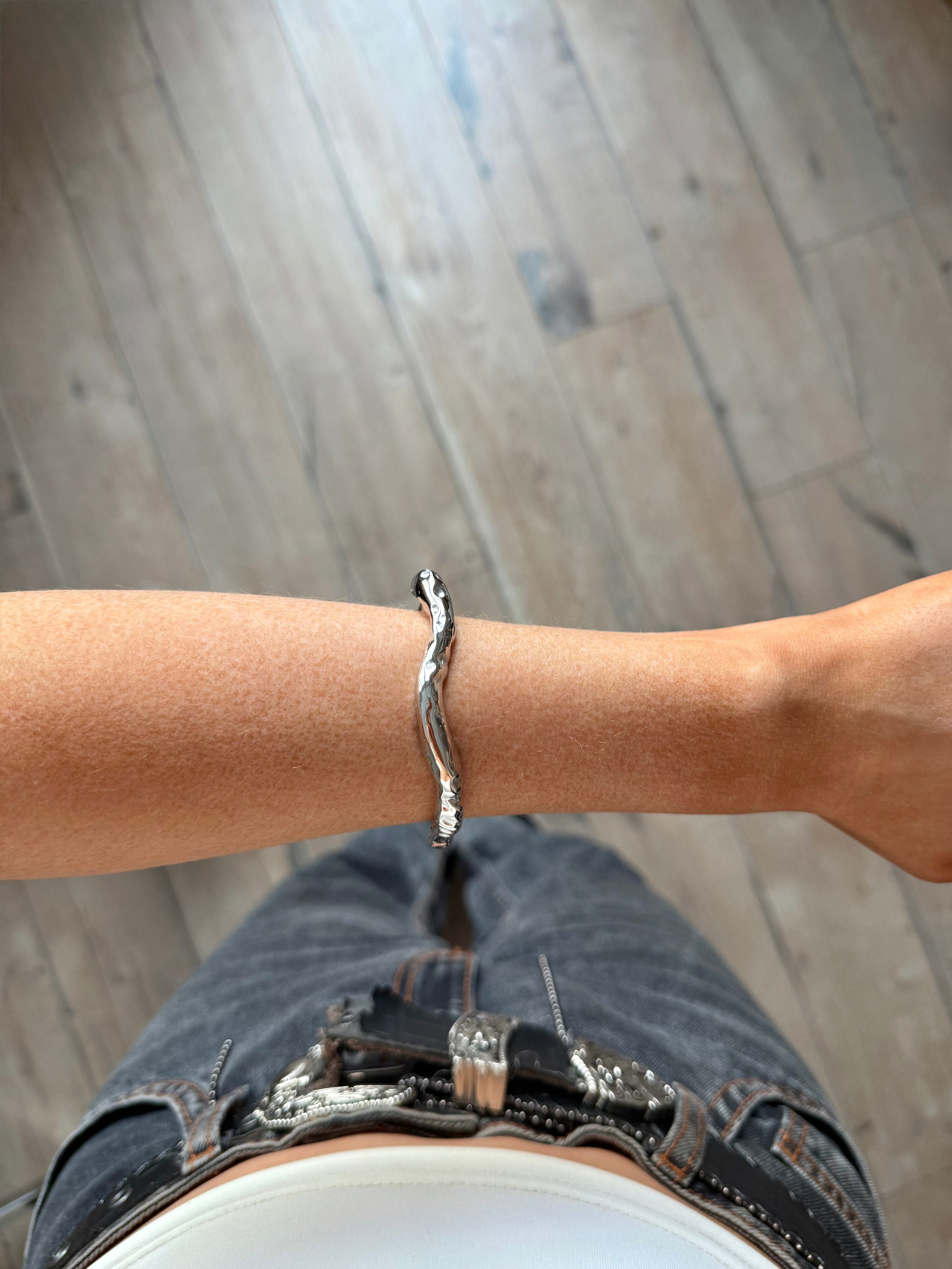 Noa bangle silver