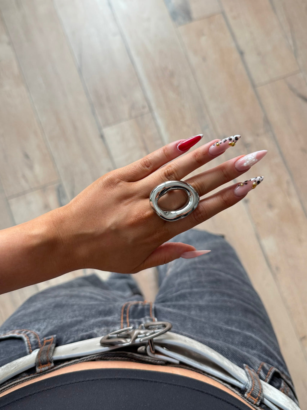 Selene ring silver